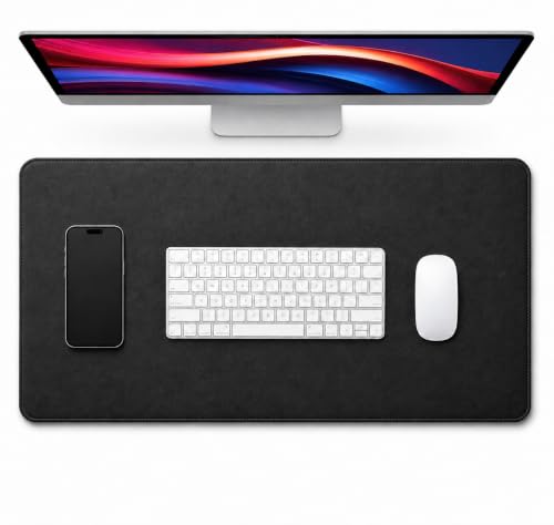 Tapis de bureau XXL en cuir PU — 40 x 80 cm, 5 coloris