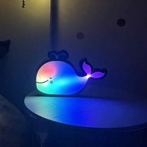 KiddieAlarm Baleine — Veilleuse connectée & réveil d'apprentissage du sommeil